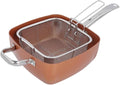 4Pcs/Set Stainless Saucepan 6 Quart Non-stick Frying Pan Steaming Pan Stew Pot Multifunctional Square Pan Kitchen Supplies with Tempered Glass Lid Multipurpose Use for Home Kitchen or Restaurant