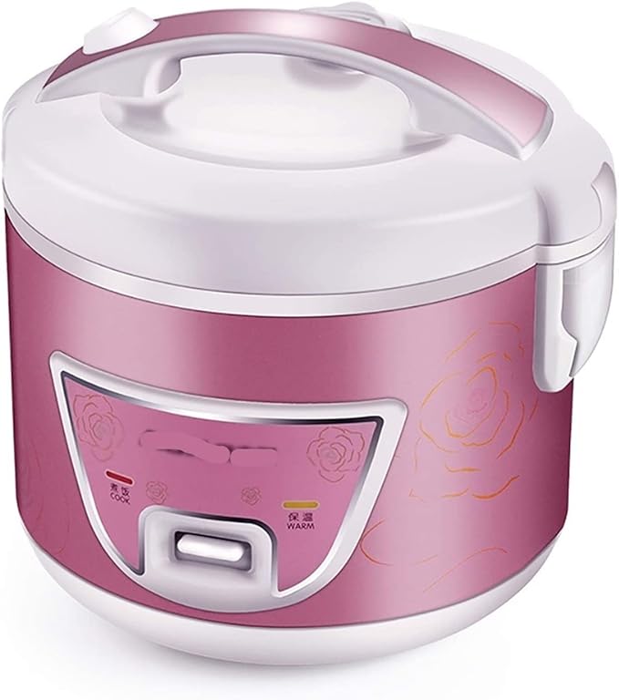 Rice Cooker Household Non-Stick Rice Cooker Automatic Heat Preservation with Spatula and Measuring Cup for 2-8 People (3L) ()