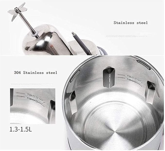 Milk Machine - Make Milk from Grains Seeds or Nuts Almonds Soybean Coconuts Rice Easy to Use Stainless Steel Blade