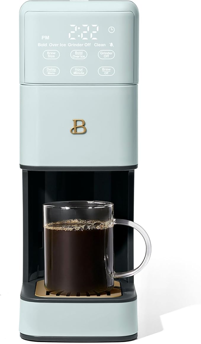 Single-Serve Coffee Maker with Built-in Burr Grinder | Programmable Grind &amp Brew Coffee Machine | 6 Cup Sizes 3 Strength Settings | 64 oz Reservoir &amp Exact-Xtract Technology