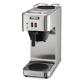 Waring WCM50 Café Deco Pour Over Decanter Coffee Brewer Stainless Steel Construction Two Individually Operated Warmers No Plumbing Required 120V 5-15 Phase PlugSilver