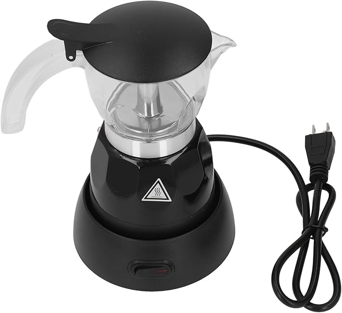 ZJchao Electric Coffee Pot Stylish Practical Electric Coffee Maker Pot 150ML Capacity for Home Kitchen Office