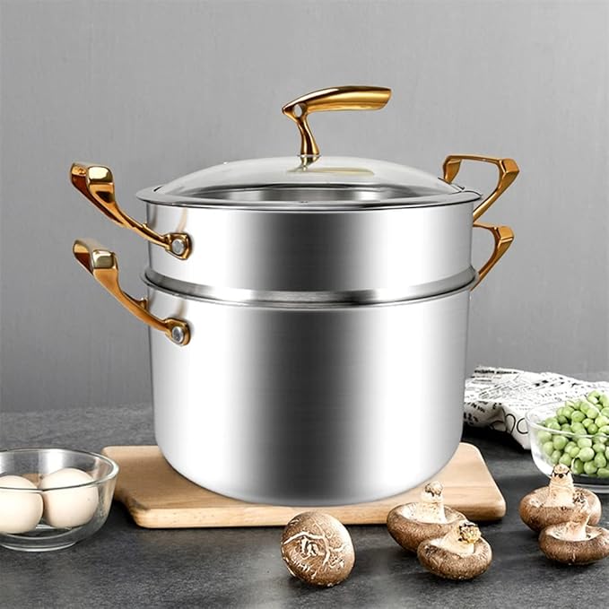 Cookware Set Soup Pot Milk Pot Frying Pan Double Boilers Cooking Pot Set Kitchen Non-Stick Pan Saucepan Wok Casserol