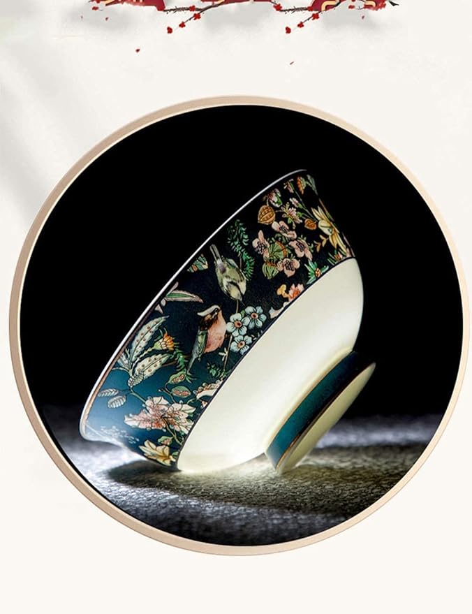 Dinnerware Sets - Luxury Dishes Service Set 70Pcs Bone China Dinnerware Set Palace Style Color Ceramic Tableware Set Service For 10 People