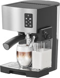 Espresso Machine 20 Bar - Espresso &amp Coffee Maker with Automatic Milk Frother Cappuccino Machine Latte Maker for Home office 1250W