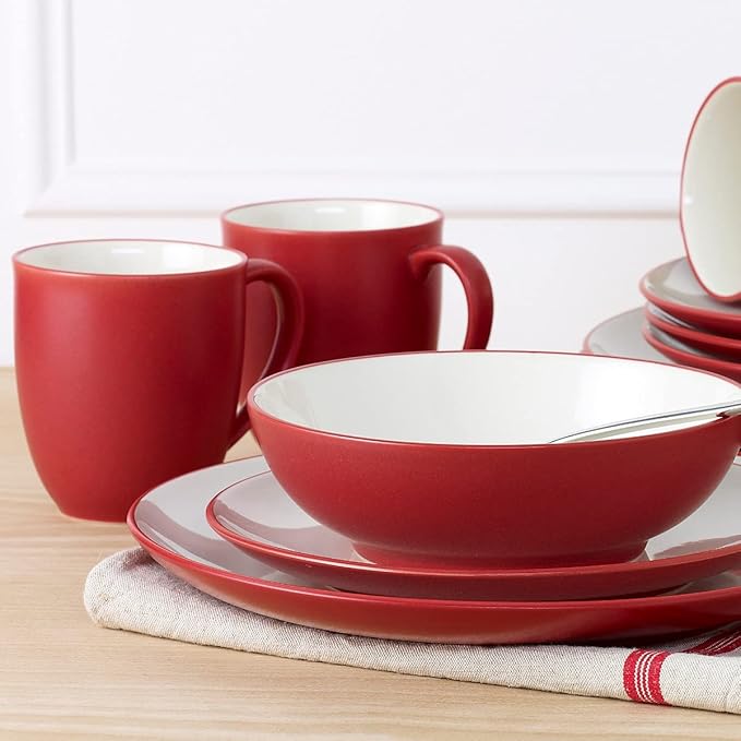 Noritake Colorwave Raspberry 4-Piece Coupe Place Setting Service for 1