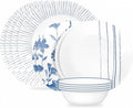 Corelle® Botanical Stripes 12-piece Dinnerware Set Service for 4 1149161