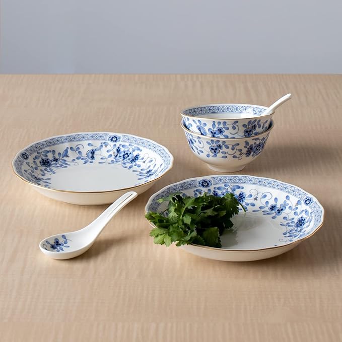 Narumi 9682-23376 Dinnerware Set Milan Chinese Set For 2 People Made in Japan