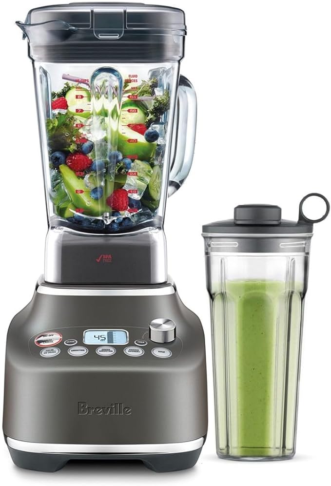 Breville BBL920OYS Super Q Commercial-Grade Home Blender Oyster Shell