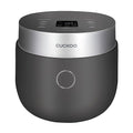 CUCKOO Non-Pressure Rice Cooker 8-Cup Uncooked / 16-Cup Cooked with Induction Heating Technology Versatile Rice Maker with 12 Menu Options and Steam Plate Voice Guide Gray (CR-HA0810FG)