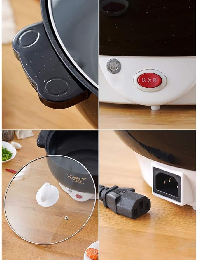 Cooking Pot Multifunctional Electric Cooker Heating Pan Electric Stew Machine Hotpot Noodles Eggs Soup Steamer Rice Cooker
