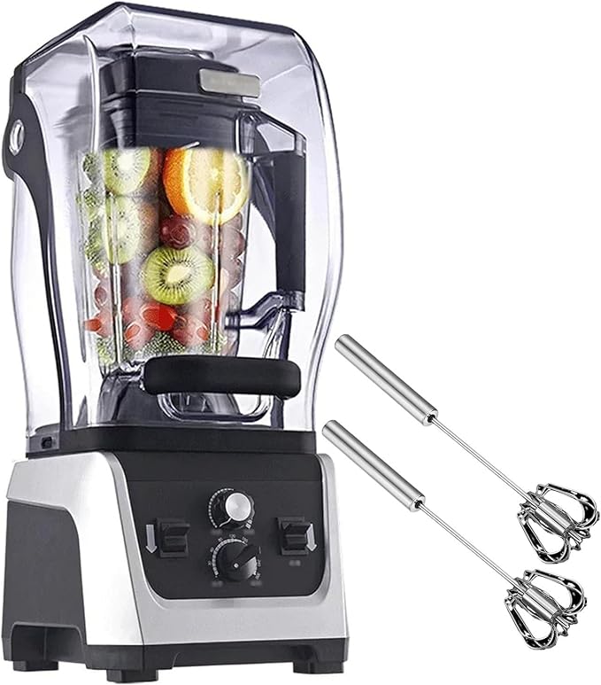 2.5l/5l Standing Mixer Smoothie BlenderCountertop Smoothie Maker with Egg BeaterJuicer Blender Cooking Machine with Functional PanelSilent Wall Breaking Machine with Lid2.5L