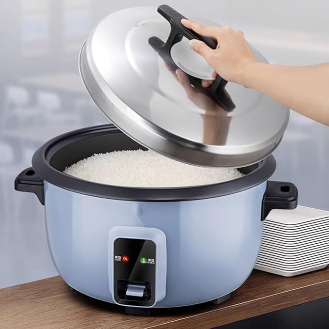 Commercial Rice Cooker Large Capacity &amp WarmerExtra Large Rice Cooker With One-Touch Operation for 8-65 People(10L)