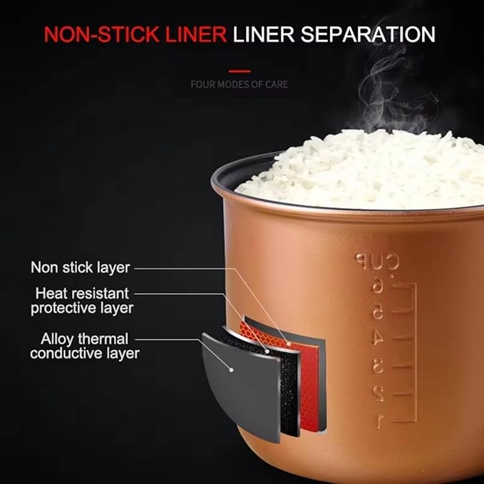 Mini 12V/24V Rice Cooker for Car Portable Car Rice Cooker for Home Travel to Make Rice Soup Porridge Cake