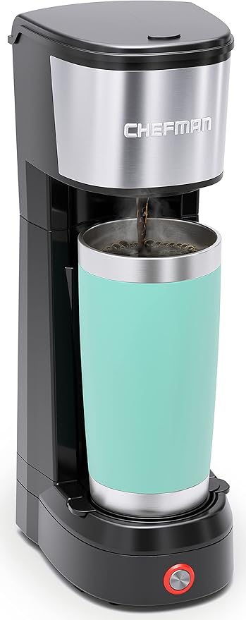 Chefman InstaCoffee Max The Easiest Way to Brew the Boldest Single-Serve Coffee Use Fresh And Flavorful Grounds or K-Cups