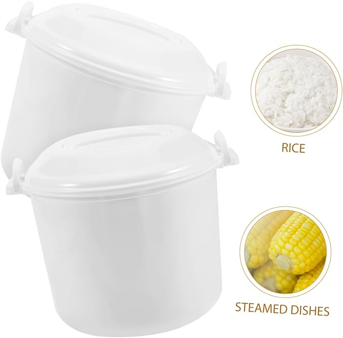 IMIKEYA 1set Microwave Rice Cooker Boys and Girls Lunch Box Tiger Rice Cooker Oven Capacity Steamer Food Container Microwave