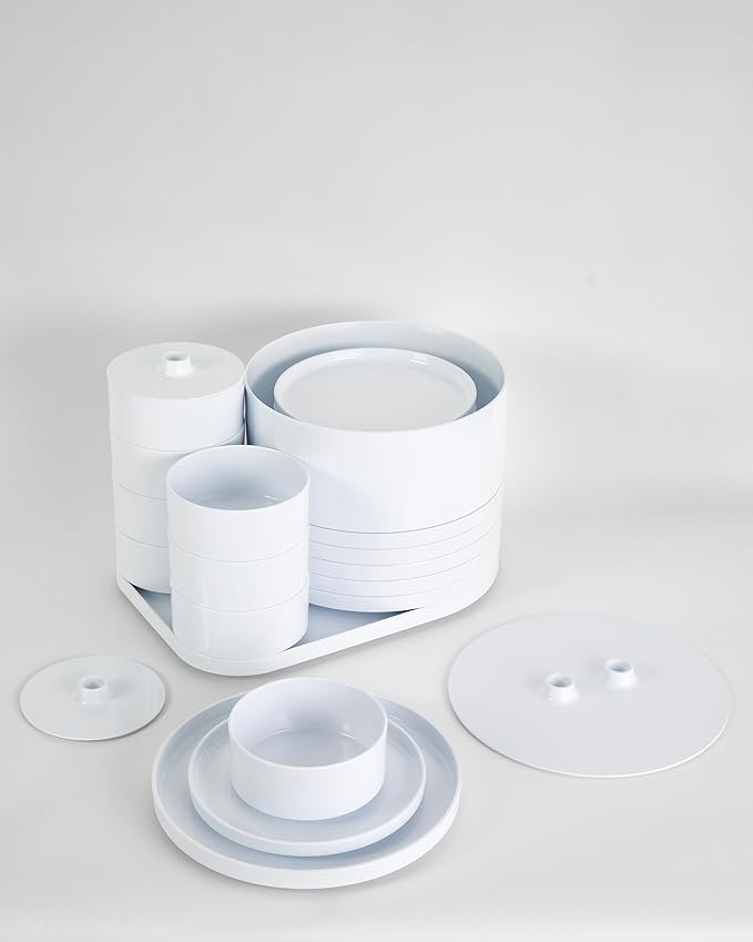 Max 1 | 25-Piece Dinnerware Set | Hellerware | Massimo &amp Lella Vignelli