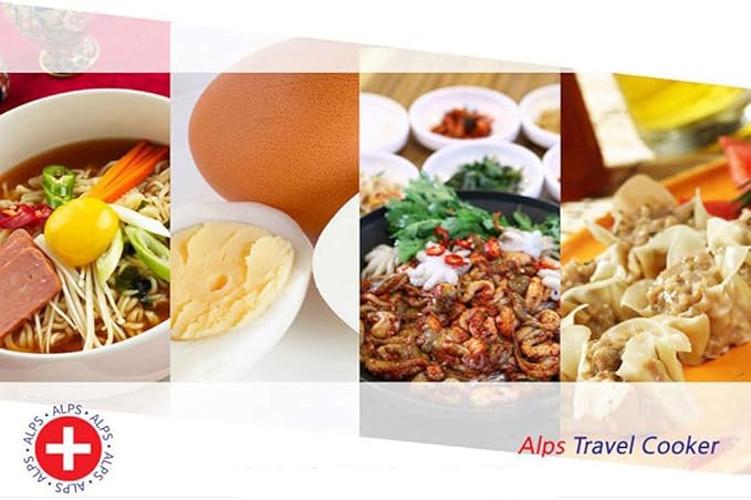 ALPS Traveling Camping Multi Purpose Electric Cooker TC-350A Ramen Port 1.3 Liter TC350A 110~220V