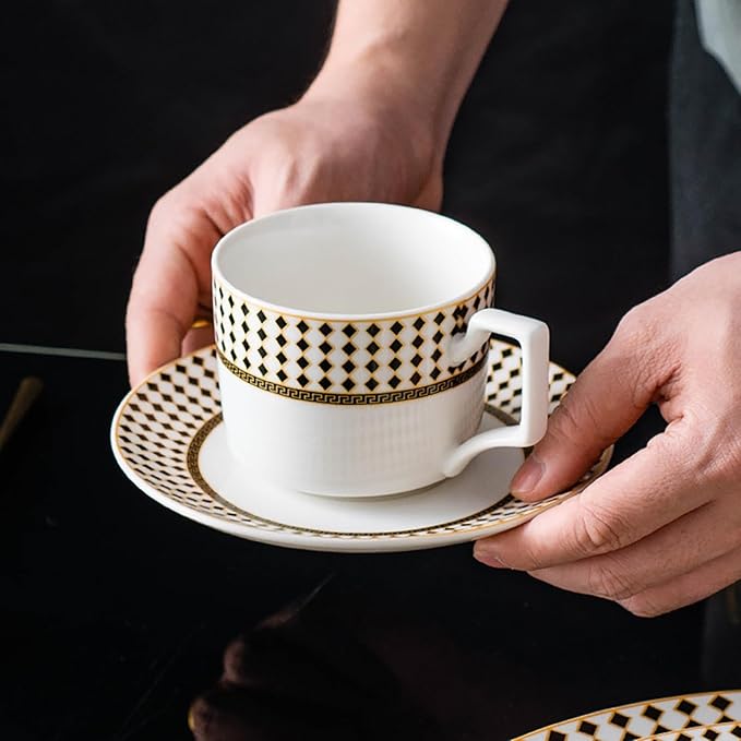bone china dinnerware set tableware set dinner plate set round plates cups and plates sets for kitchen 24-piece dish set for 6 kitchen dishes set for housewarmingpartydinner