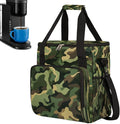 Black Green Camouflage Coffee Maker Carring Bag Travel Carrying Storage Tote Bag Compatible with Keurig K-Mini or K-Mini Plus Portable Single Serve Coffee Brewer Case with Pockets for K-cup Pods