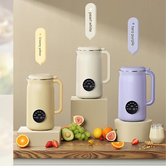 Nut Milk Maker Machine 8-in-1 Multifunction Nut Milk &amp Juice Maker 2026 Upgraded Automatic Soybean Machine Smart Buttons Eight Modes One-Button Self-Cleaning (Green)