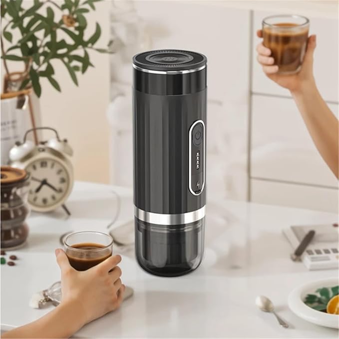 Portable Coffee Machine Wireless Portable Espresso Machine Coffee Pot Rechargeable Heating Espresso Extraction Coffee Maker for Travel Offifor Outdoor Travel Picnic