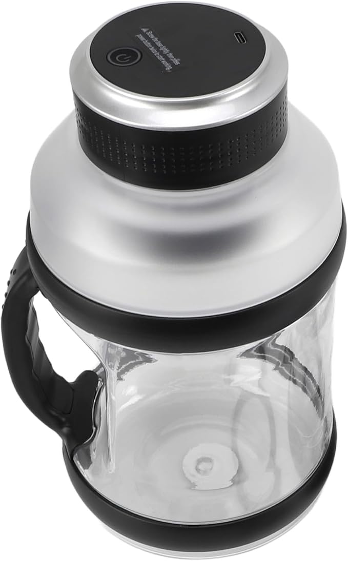 Blender Sport Portable Blender High Speed Mixing 2L 18000rpm for Camping (Black)