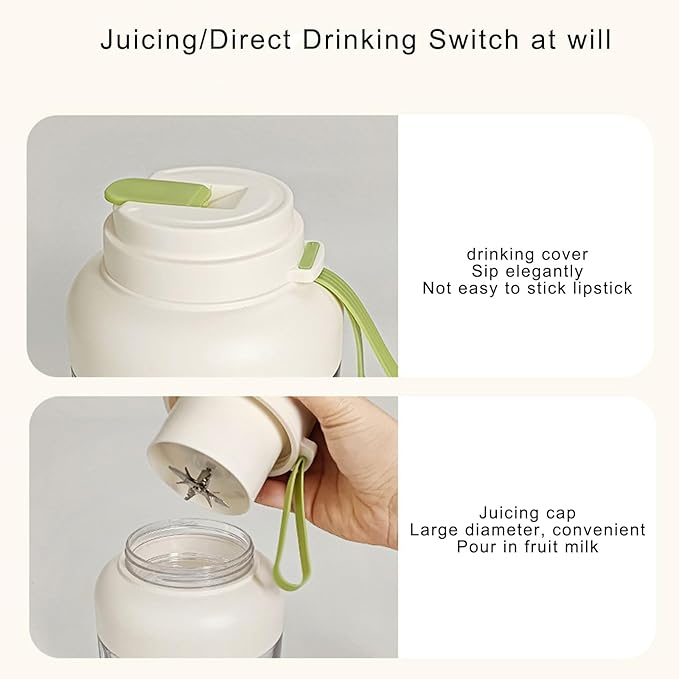 PANGBOER 850ML Electric Juicer Portable Juicer Blenders Rechargeable Multifunction Fruit Mixer Machine Juicer Maker Blenders Cup