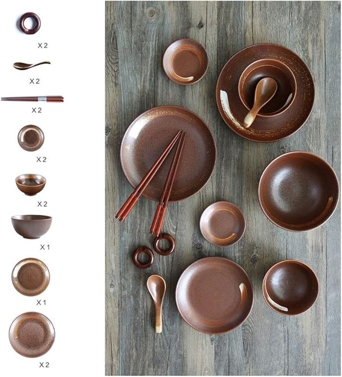 Porcelain Dinnerware Sets Plates and Bowls Sets Durable Kitchen Dinnerware Set Plates Dishes Bowls Gift Idea for Any Occasion