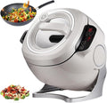 Automatic Cooking Machine Auto Cooking Wok Fried Rice Machine Microcomputer Control Touch Screen 6L Pot Volume Self-Cleaning Mode for Stir FryingStewingCooking