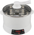 Electric Rice Cooker 4L Intelligent Control Stainless Steel Rice Cooker Adjustable Height with Fast Heating 12H Timer Reservation for Health Steamer (US)