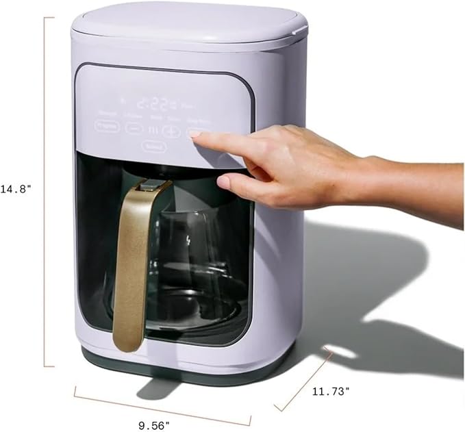 Coffee Maker 14-Cup Programmable Drip Coffee Maker with Touchscreen Controls Auto Shut-Off and Keep Warm Function