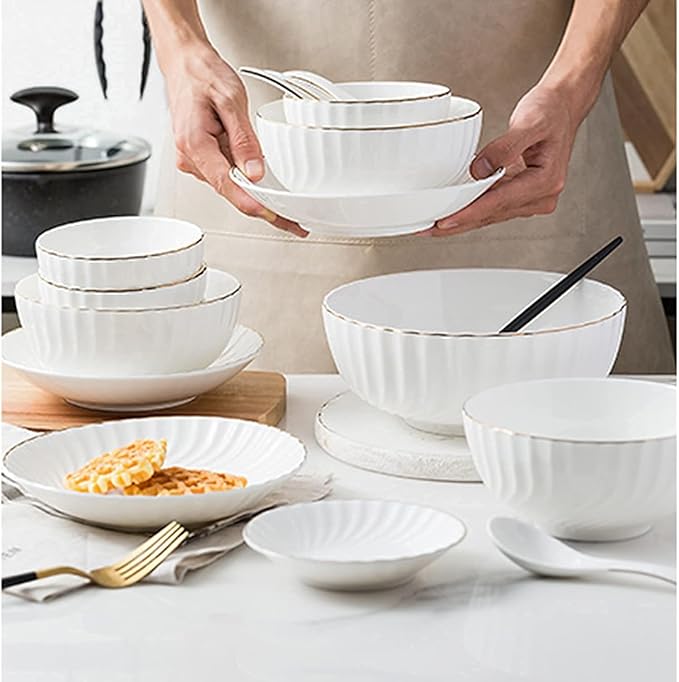 Dinnerware Set Dinnerware Sets Modern Dinner Plate And Bowl Set Table Service For 6-8 Phnom Penh Tableware Set