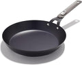 OXO Outdoor Pre-Seasoned Carbon Steel 10 Frying Pan Skillet Detachable Handle for Easy Storage Indoor Use Nonstick with Use Induction SuitableOven &amp Broiler SafeBrowning GrillSearSauteB