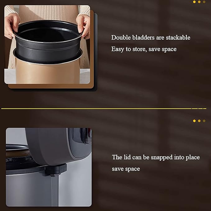 Household Electric Rice Cooker Household Rice Cooker Thicken Non-Stick Double Liner 24H Reservation And Heat Preservation For 2-8 People(6L)