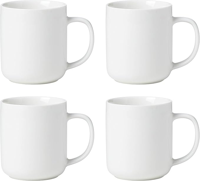 Oneida 895950 24 Seven White Mugs Back To College Dorm Essentials White Set Of 4