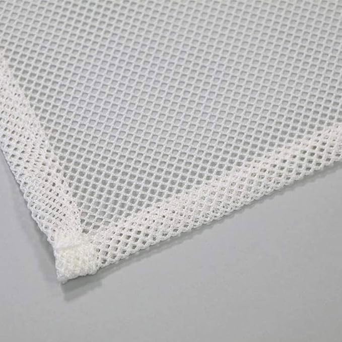 Japanese Rice Cooker Net Sushi Rice Net Mesh Polyester Napkin Reusable Made in Japan (L Size (40x40)) White