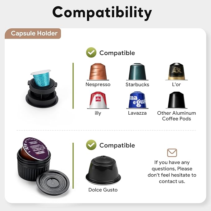 Portable Espresso Machine Mini 12V Rechargeable 3-in-1 Multi-Function Electric Coffee Machine One Key Extraction Compatible with NS &amp DG Capsules and Ground Coffee for Office Home (White)