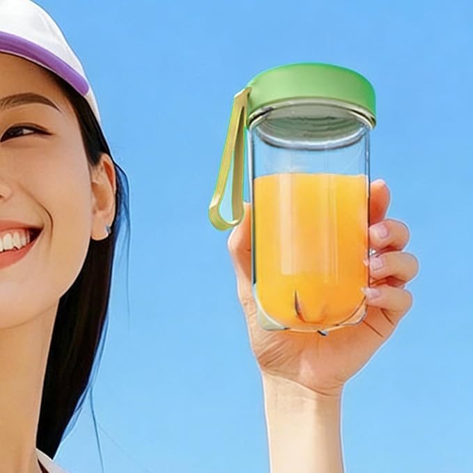 USB Rechargeable Portable Blender 40W High Speed Cordless Maker with 500ml ABS Cup 16 Blades Personal Blender for Fruit Ice Travel