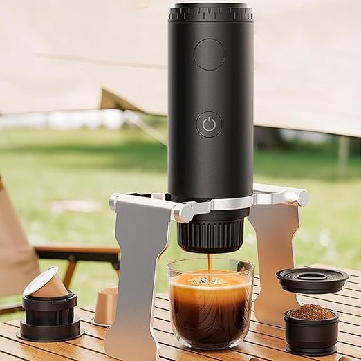 USB Charged Portable Coffee Maker - Travel Coffee Maker Camping Office Home Use