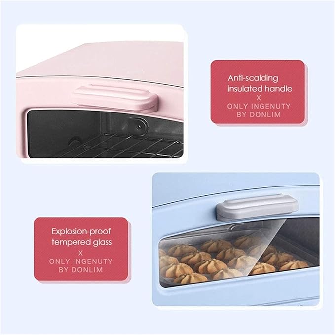 Extra Large Digital Countertop Convection Oven Stainless Steel (Color : B)