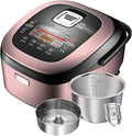 Rice Cooker 4/5L Large Capacity Food Grade 304 Stainless Steel Non-Stick Inner for Household&ampCommercial use(4L) ()
