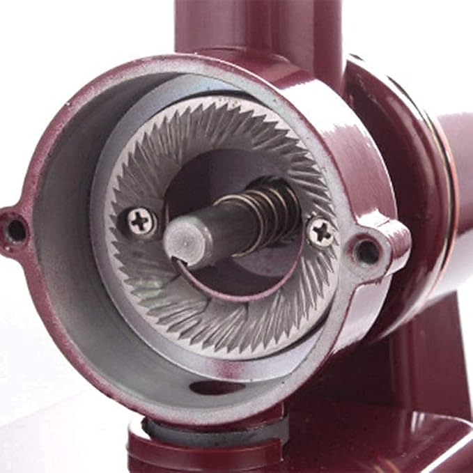 Automatic Brewing Coffee Grinder Products Coffee Machine Household Electric Visual Large Capacity Bean Bin Removable 8 Gear Thickness Adjustment (Color : Rojo) 20240309