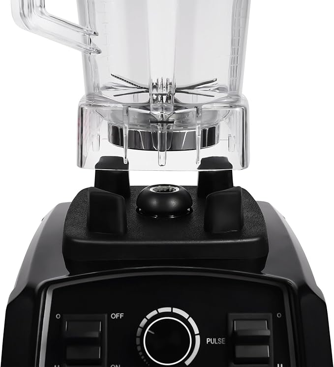 Xuthusman 3HP 2 Liter Professional Milkshake &amp Fresh Juice Blender - Heavy Duty Commercial Power Blender - Smoothie Mixer - 2200W - Black