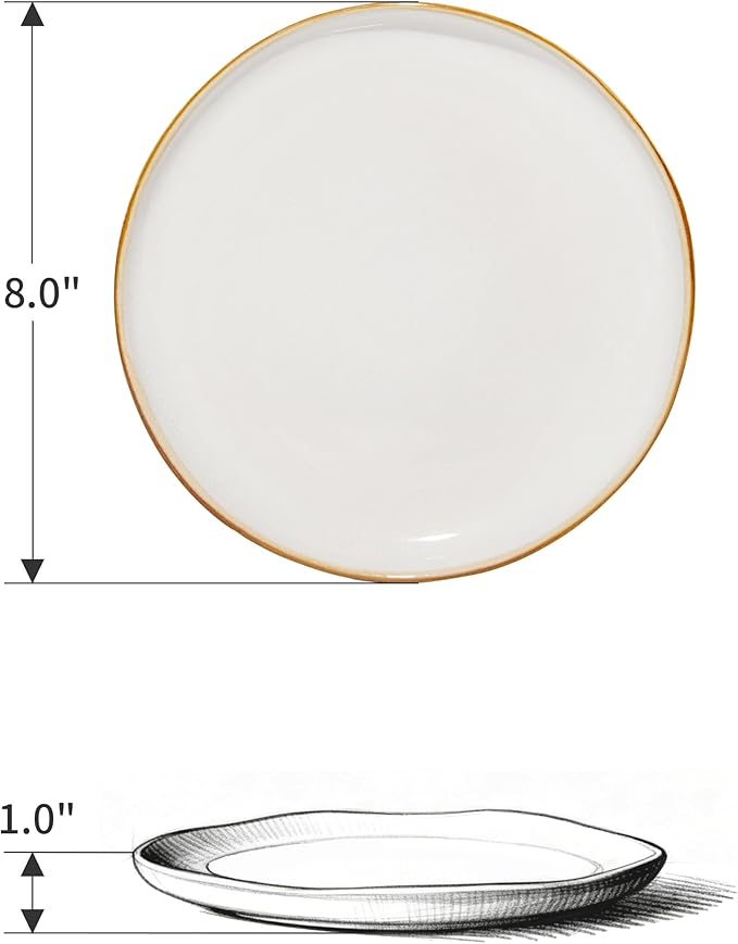18 piece Ceramic Dinnerware Sets White