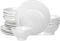 Stone by Mercer Project NENDO 16-Piece Dinnerware Set Stoneware White