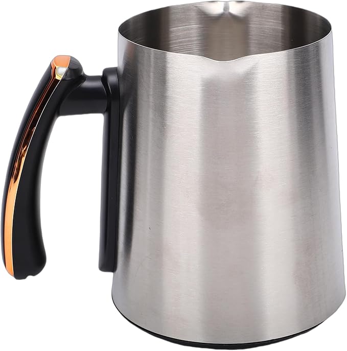 Turkish Coffee Maker Stainless Steel 550W 250ML Single Cup Turkish Coffee Machine for Home Office Travel (US Plug 110V)