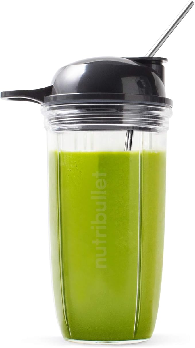 nutribullet Ultra Personal Blender NB50500 32 oz Gray &amp 4-pack Metal Straws
