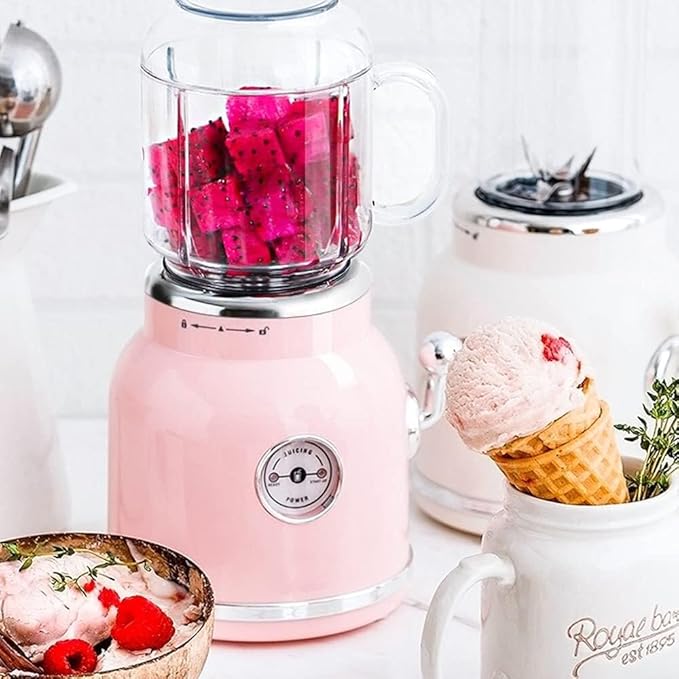 Multifunctional Portable Electric Juicer – Fruit &amp Vegetable Extractor Milkshake Maker Smoothie Blender with Stainless Steel Blades