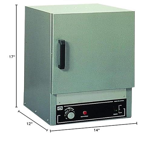 Quincy 10GC Bi-Metal Gravity Convection Oven 14 Width x 17 Height x 12 Depth 115V 600W 0.7 cubic feet Capacity